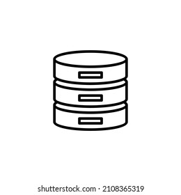 Database icon. database sign and symbol