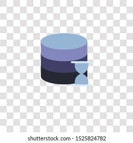 database icon sign and symbol. database color icon for website design and mobile app development. Simple Element from interaction assets collection for mobile concept and web apps icon.
