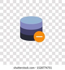 database icon sign and symbol. database color icon for website design and mobile app development. Simple Element from interaction assets collection for mobile concept and web apps icon.