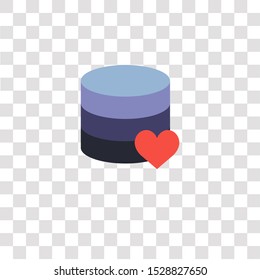 database icon sign and symbol. database color icon for website design and mobile app development. Simple Element from interaction assets collection for mobile concept and web apps icon.