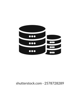 Database icon Thin line art collection