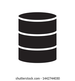 Database icon in trendy flat style design. Vector graphic illustration. Suitable for website design, logo, app, and ui. EPS 10.