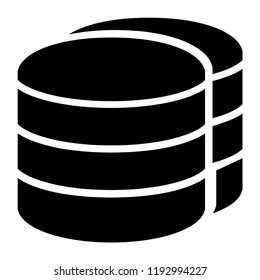 Database icon vector