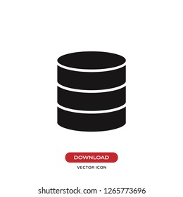 Database icon vector