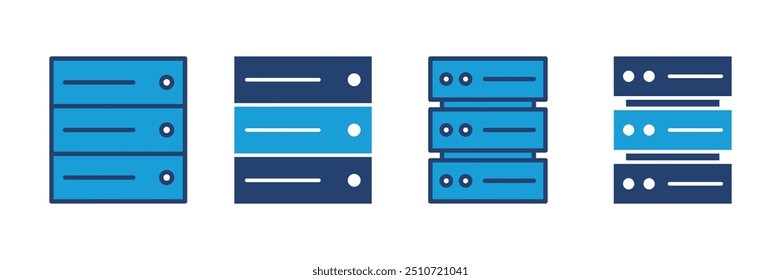 Icono de base de datos Vector de Vector de base de datos