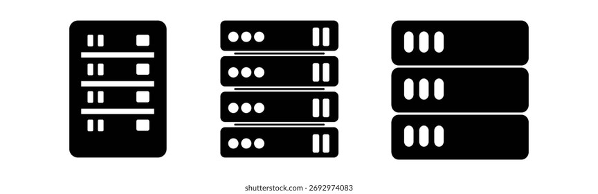 ícone Banco de dados. ícone do vetor de banco de dados