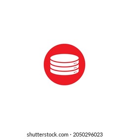 Database icon vector design logo.