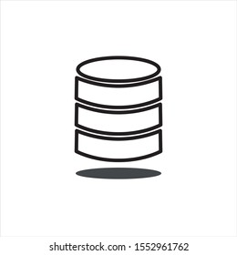 database icon vector, eps 10
