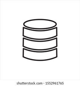 database icon vector, eps 10