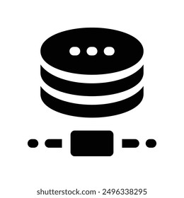 Datenbanksymbol. Vektorsymbol für Ihre Website, Ihr Handy, Ihre Präsentation und Ihr Logo-Design.