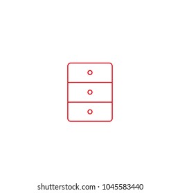 database icon. vector illustration