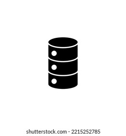 Database icon vector illustration. database sign and symbol
