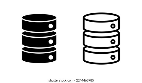 Database icon vector illustration. database sign and symbol