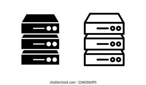 Database icon vector illustration. database sign and symbol