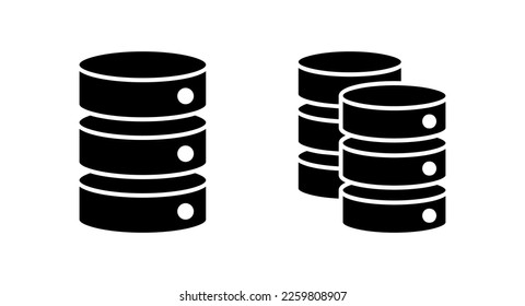 Database icon vector illustration. database sign and symbol