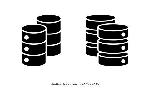 Database icon vector illustration. database sign and symbol