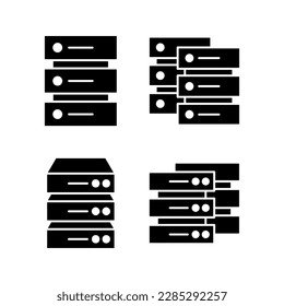 Database icon vector illustration. database sign and symbol