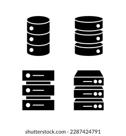 Database icon vector illustration. database sign and symbol