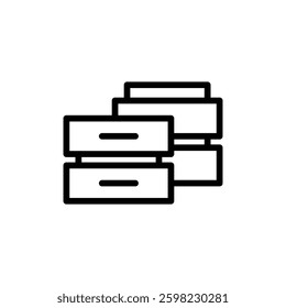 Database icon vector illustration. database sign and symbol
