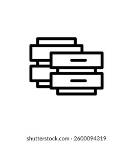 Database icon vector illustration. database sign and symbol