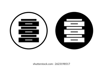 Database icon vector illustration. database sign and symbol