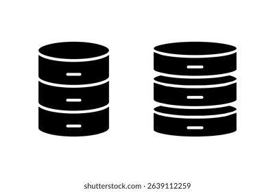Database icon vector illustration. database sign and symbol