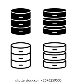 Database icon vector illustration. database sign and symbol