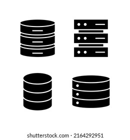 Database icon vector. database sign and symbol