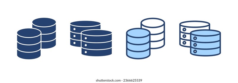Database icon vector. database sign and symbol