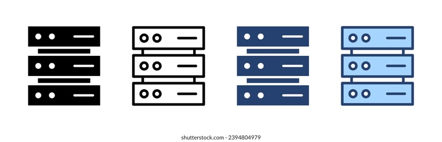 Database icon vector. database sign and symbol