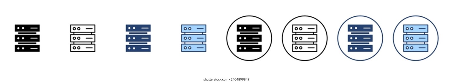 Database icon vector. database sign and symbol