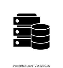 Database icon vector. database sign and symbol
