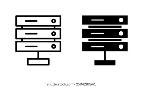Database icon vector. database sign and symbol