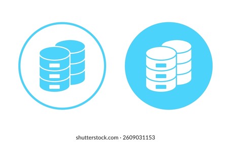 Database icon vector. database sign and symbol