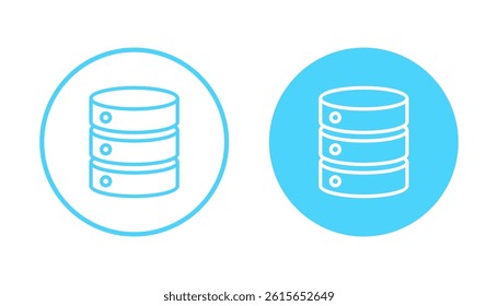 Database icon vector. database sign and symbol