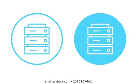 Database icon vector. database sign and symbol