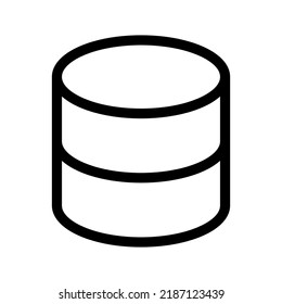 Database Icon Vector Symbol Design Illustration