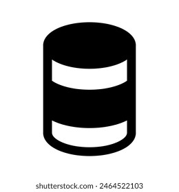 Database Icon Vector Symbol Design Illustration