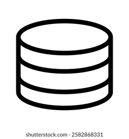 Database Icon Vector Symbol Design Illustration