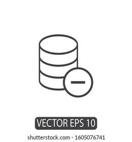 database icon vector template design