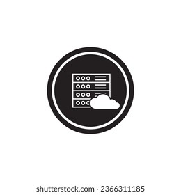 database icon vector template illustration logo design