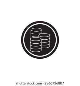 database icon vector template illustration logo design