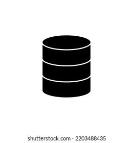 Database icon vector for web and mobile app. database sign and symbol