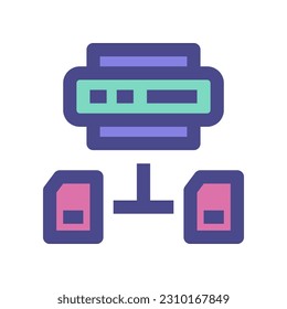database icon for your website, mobile, presentation, and logo design.