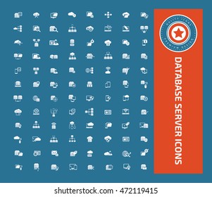 
Database icon,Networking icon set,vector