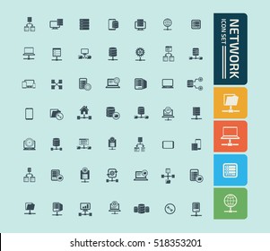 
Database icon,Networking icon set,vector