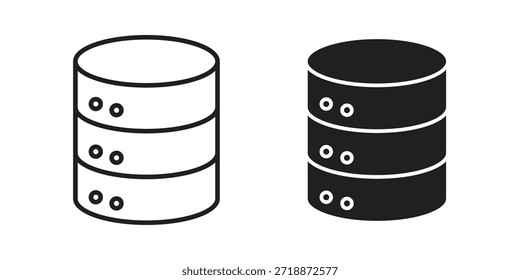 Database icons sign vectors. suitable for web, app, infographic, etc