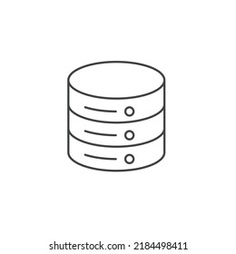 database icons  symbol vector elements for infographic web