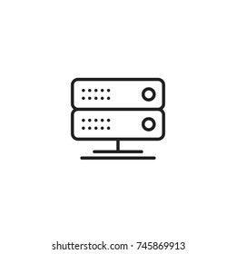 Database Information Icon Line 