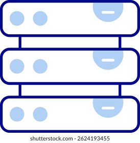 Database Line vector Icon Design